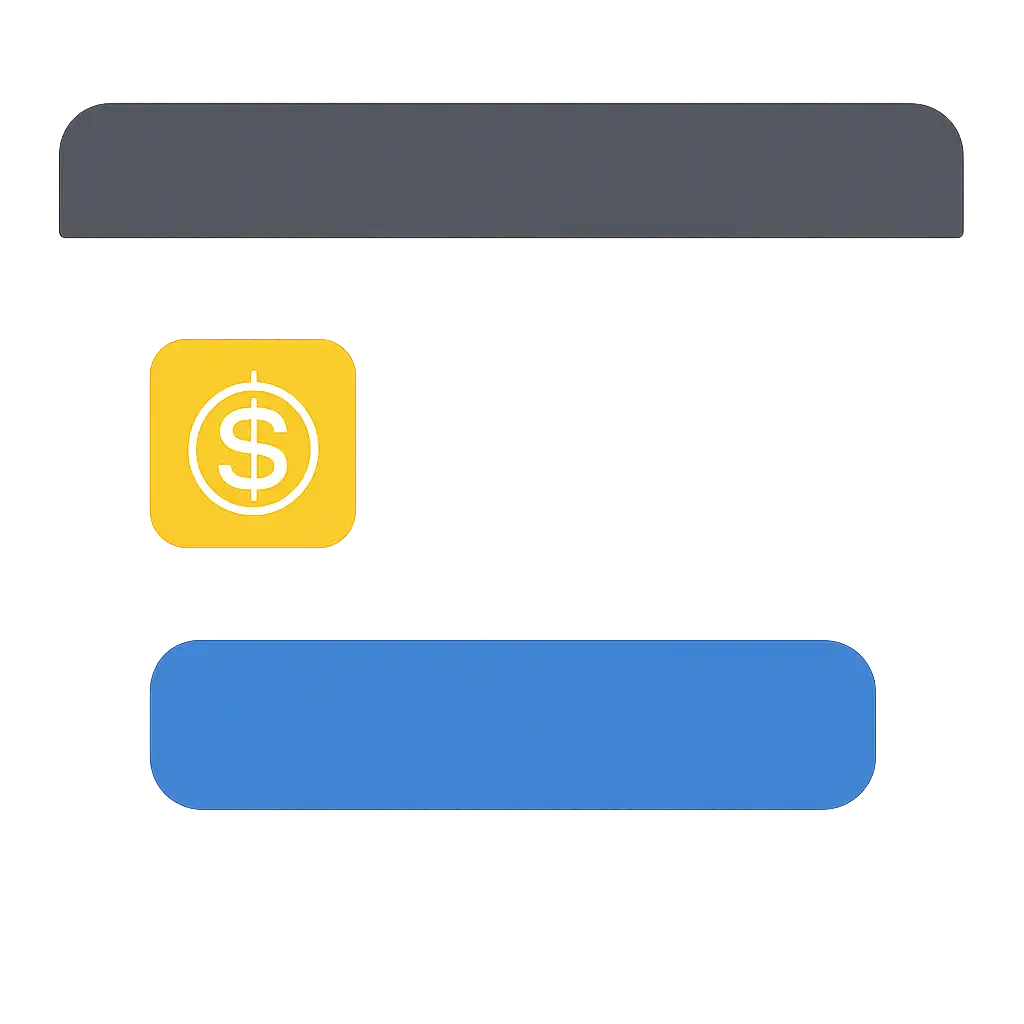 Close-up of button or form field for withdrawal limits