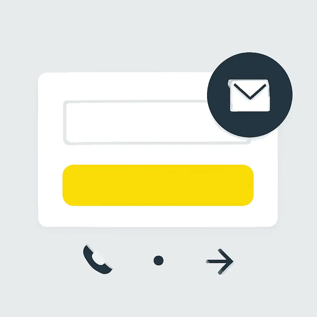 Close-up of button or form field for otp not received